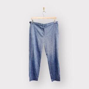 ZARA Blue Casual Trouser Pants (Sz L)